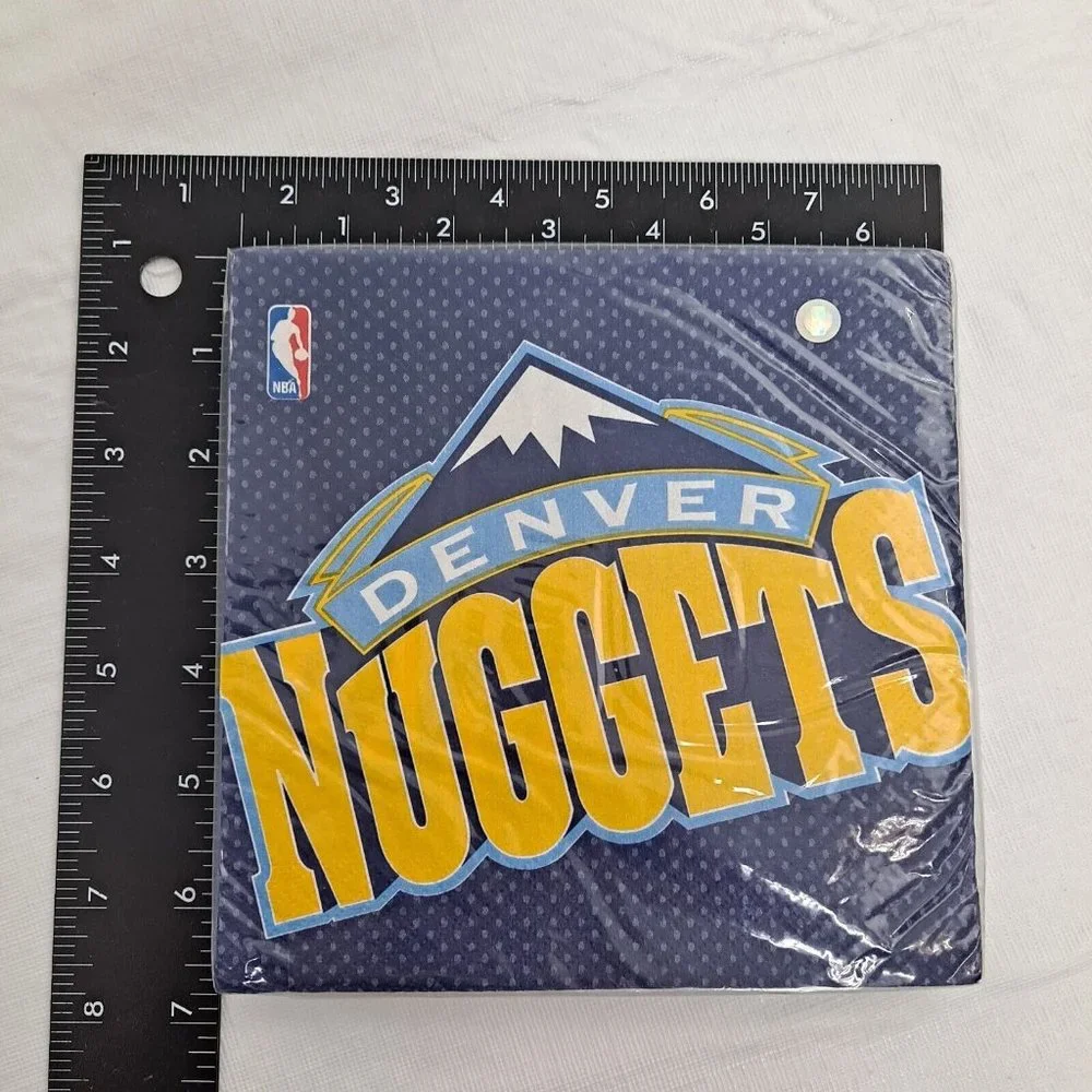 NBA Denver Nuggets Party Napkins Sports Fan 16 Count